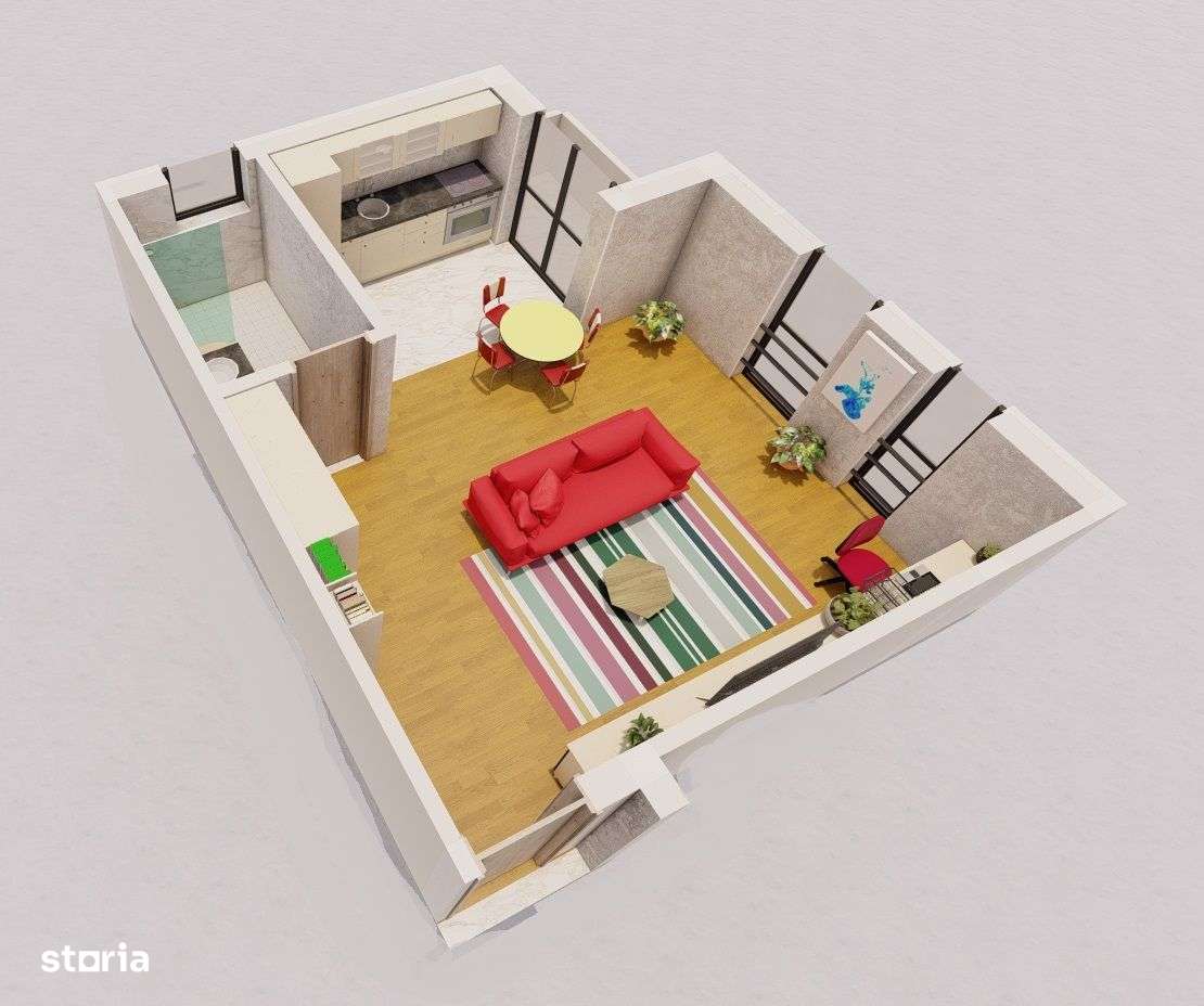 IMI Residence - Comision 0 - Apartament cu o camera, 38 mp - Imagine principală: 3/11