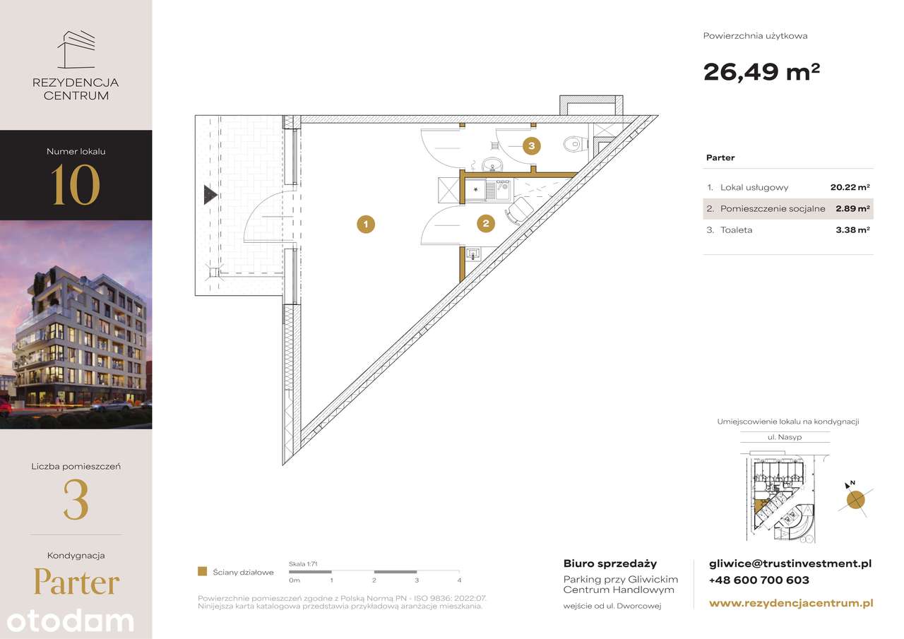 Rezydencja Centrum | lokal użytkowy U10 - Pełny obrazek: 2/7