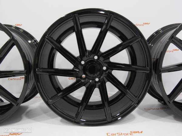 Jantes Look Vossen CVT 17" 8 et 40 5x112 Preto brilhante - 3