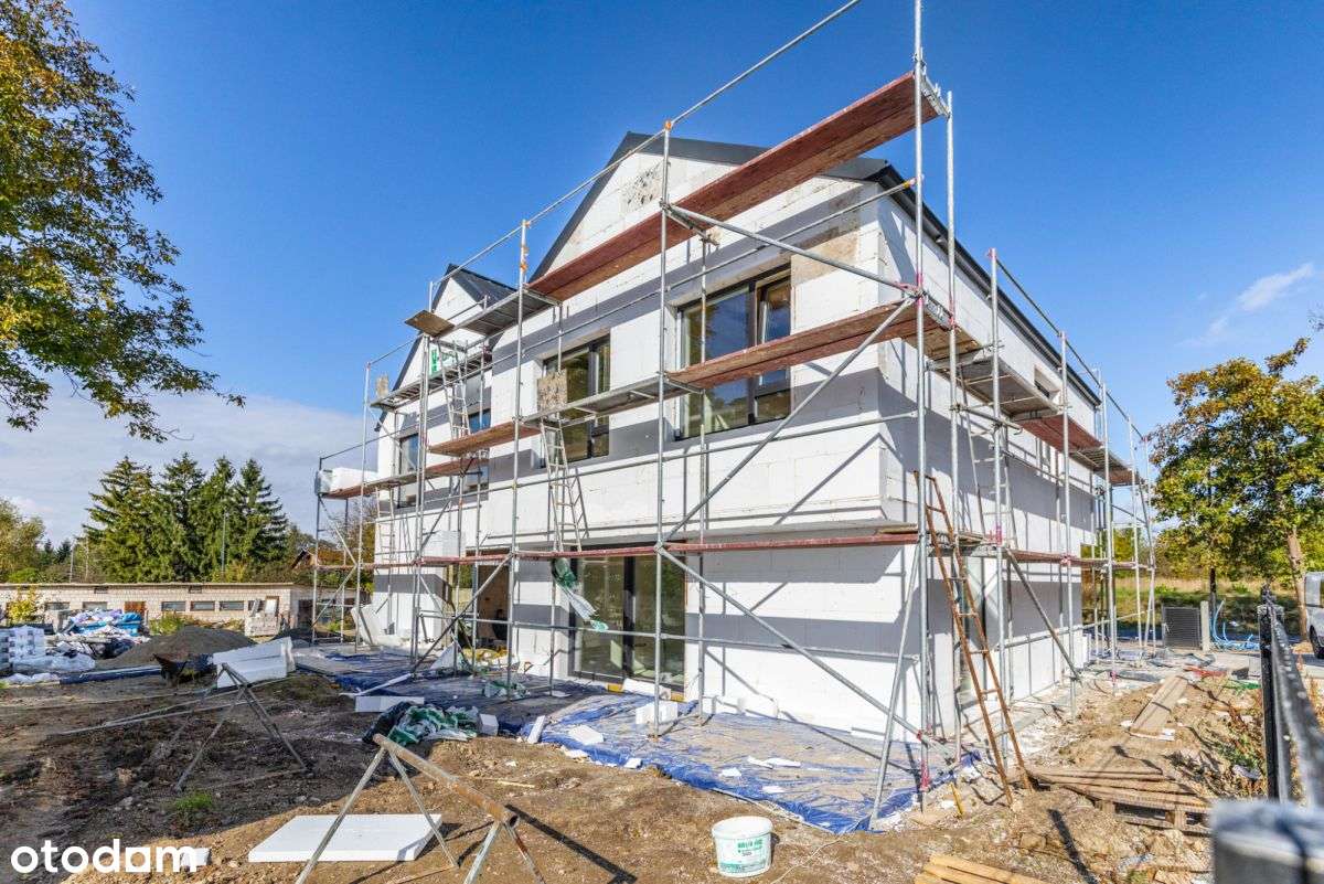 Dom w zabudowie bliźniaczej Dominów - Pełny obrazek: 2/14