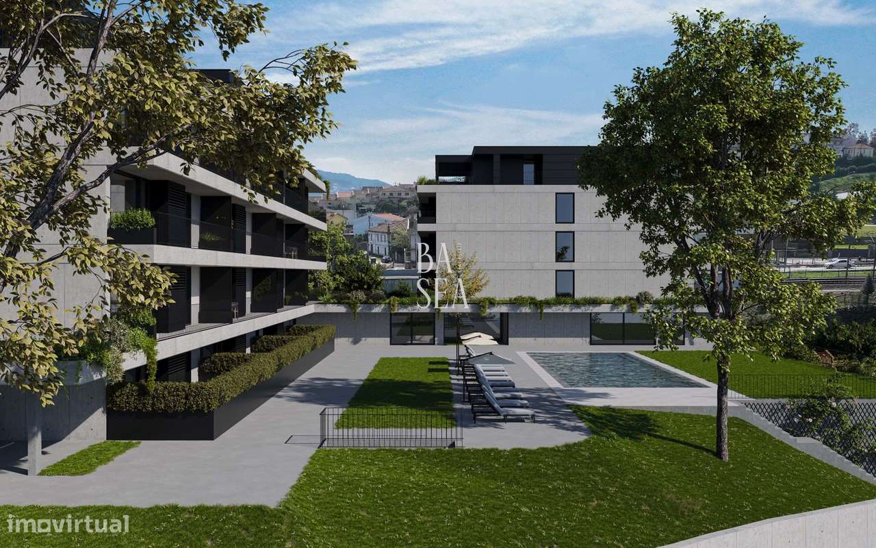 Apartamento T2 em condomínio com piscina em Ferreiros Braga-12