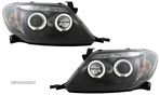 Faruri Angel Eyes Negru Tuning Toyota Hilux 7 2005 2006 2007 2008 HLT - 1