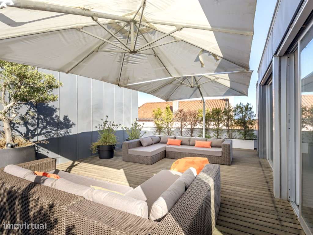 Penthouse Duplex T3 + 1 com Terraços Privativos, piscina e Vista Ma... - Grande imagem: 4/33