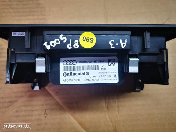 AUDI A3 8P BUTAO COMANDO AC CLIMATRONIC  S001 - 7