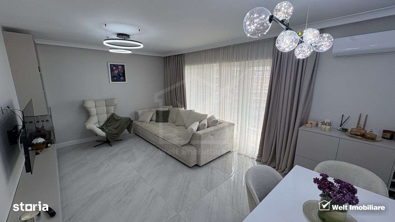 Apartament cu 2 camere, finisaje si dotari de lux, ready to move in ! - Imagine principală: 2/16