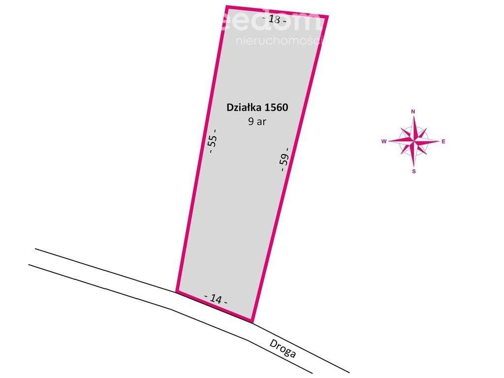 Działka 9 ar–teren zielony, Zwięczyca II, Rzeszów - Pełny obrazek: 4/12