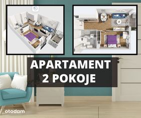 2 pokoje + balkon Manufaktura 2024 ! Najtaniej !