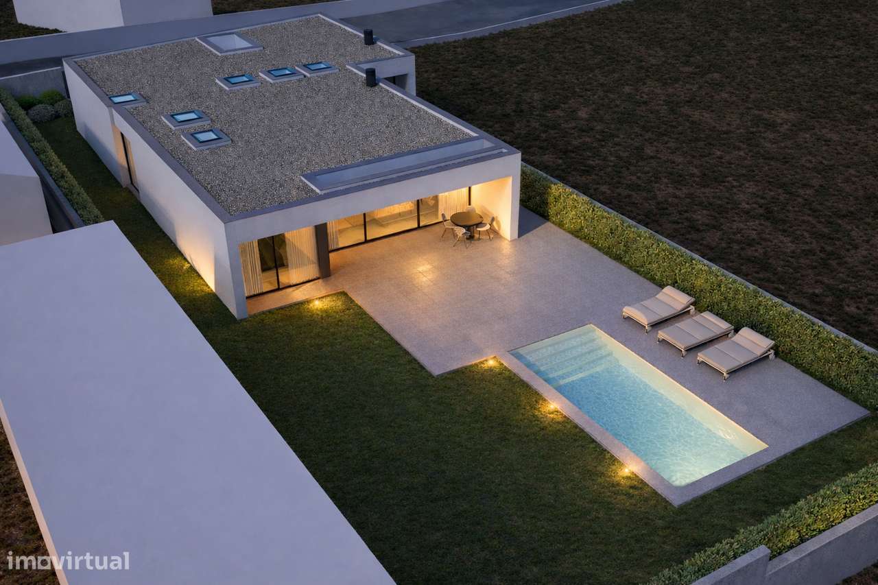 Moradia Térrea T3 + Escritório, com piscina e jardim-11