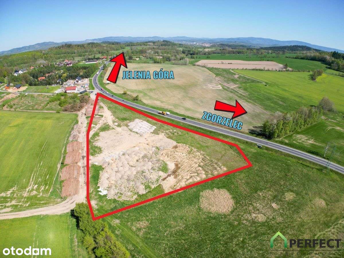 Działka Usługowo-Produkcyjna Z Pozwoleniem Na Budo - Pełny obrazek: 4/7