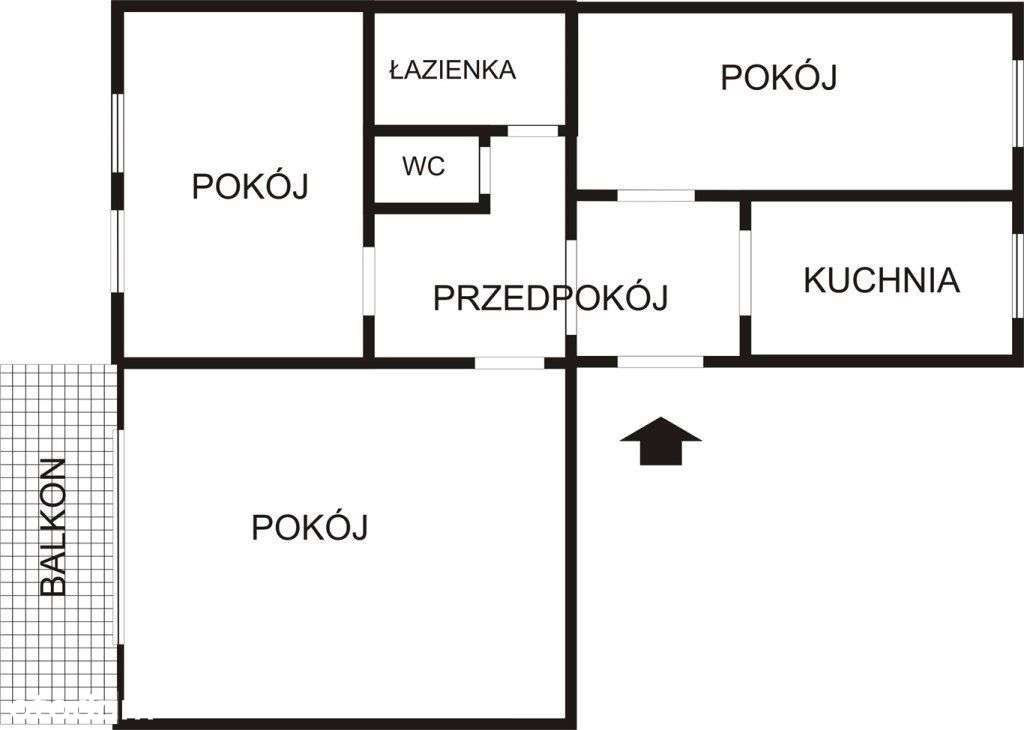 Mieszkanie, 63,50 m², Gliwice-12