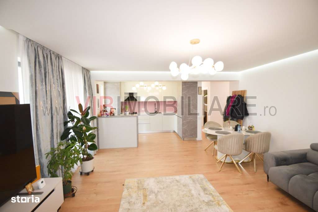 Apartament 3 camere decomandat mobilat lux bloc 2025