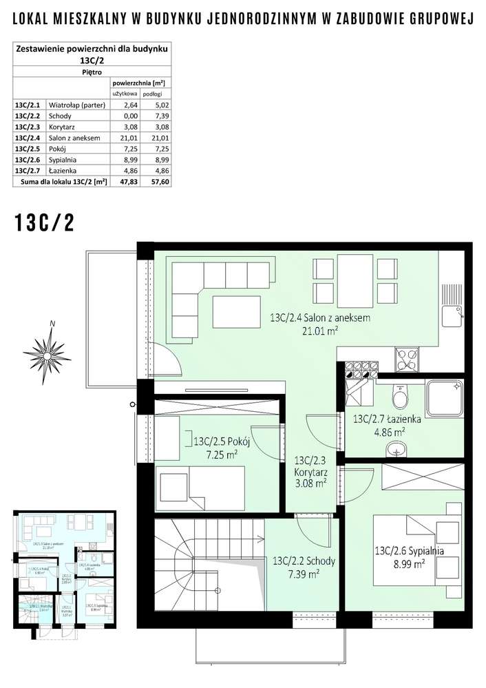 Nowe mieszkanie z miejscem postojowym Międzyświeć / Skoczów - Pełny obrazek: 5/5