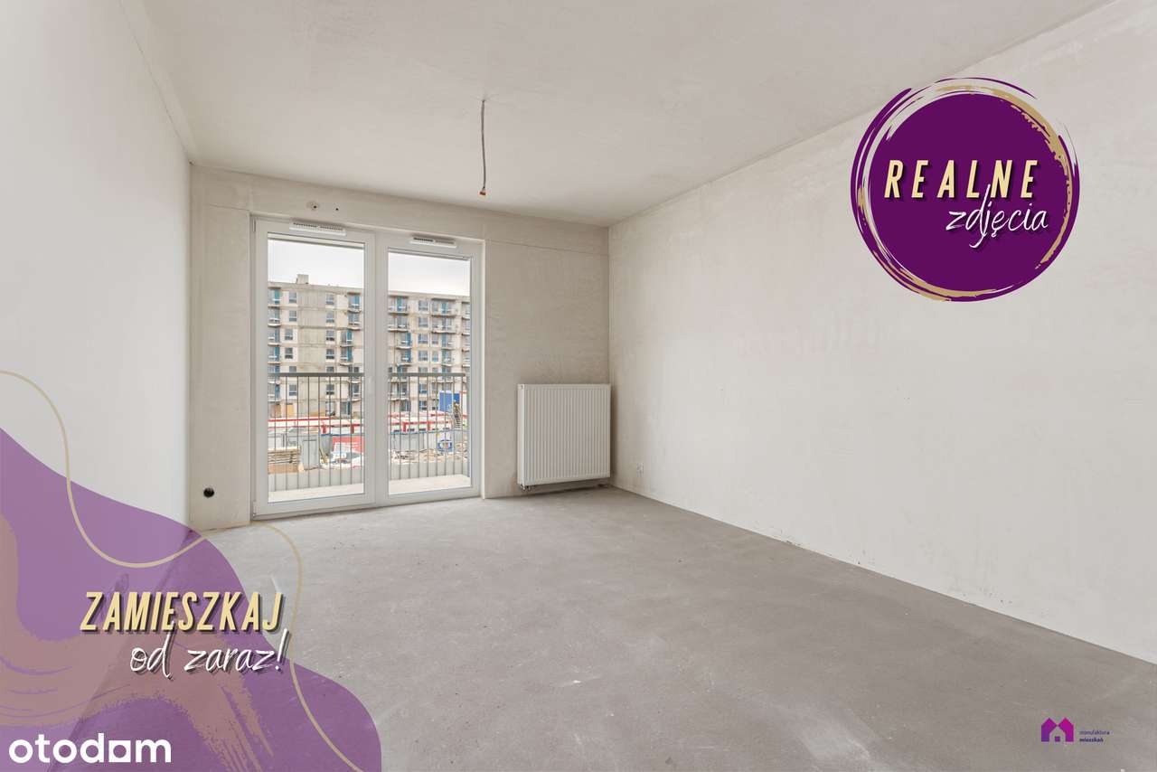 USTAWNY stan deweloperski NA JEŻYCACH - 3 POKOJE z MP i KL