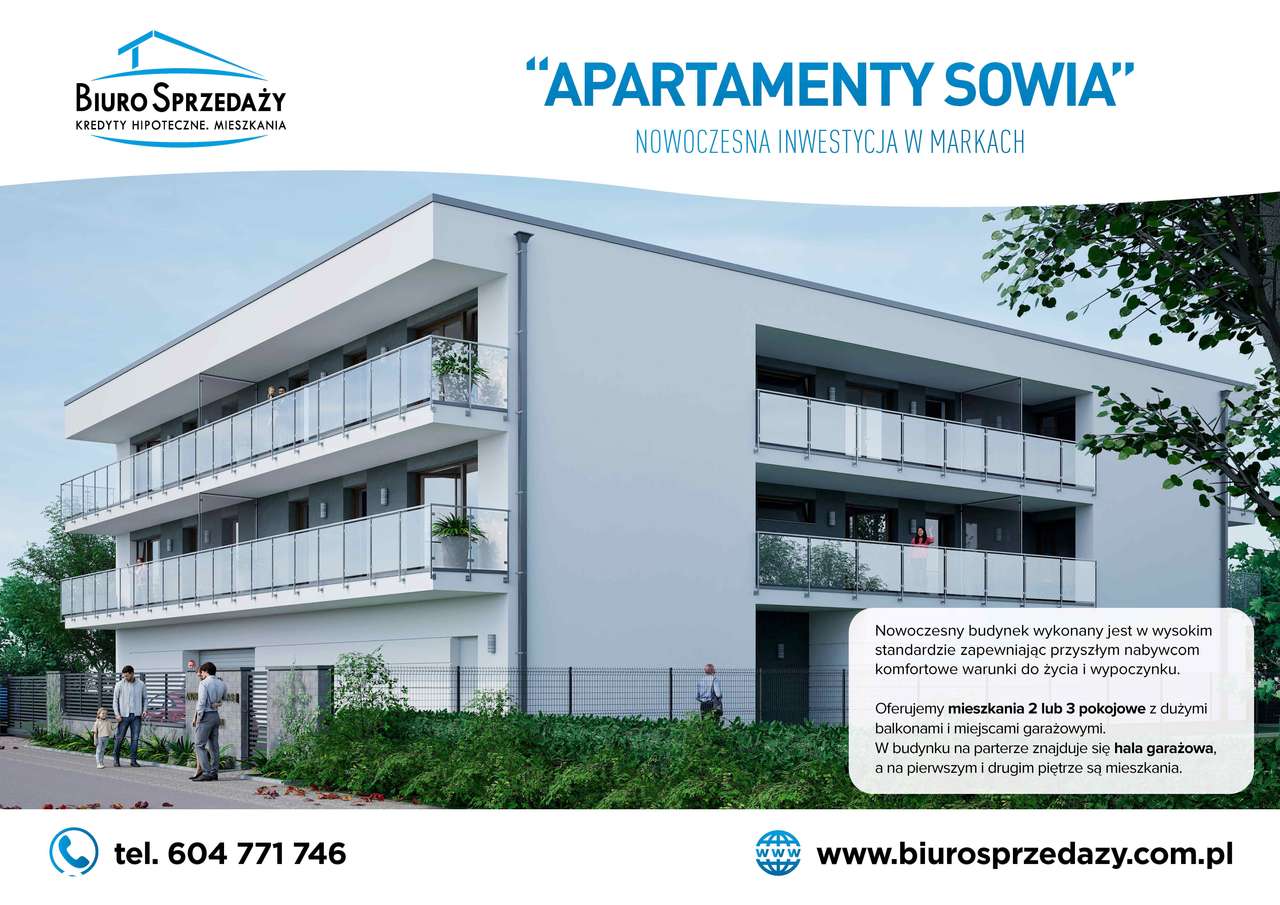 3 POKOJE W APARTAMENTOWCU Z TARASEM I BALKONEM - Pełny obrazek: 1/9