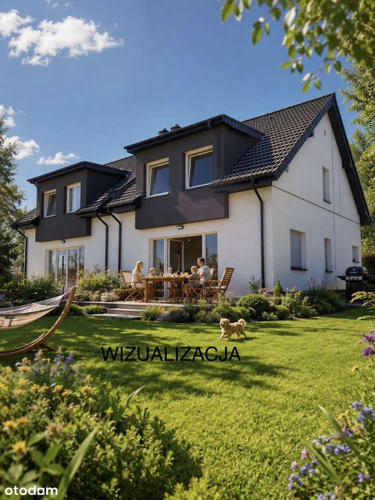 Dom 125 m²|stan deweloperski premium |działka 500 m²|energooszczędny