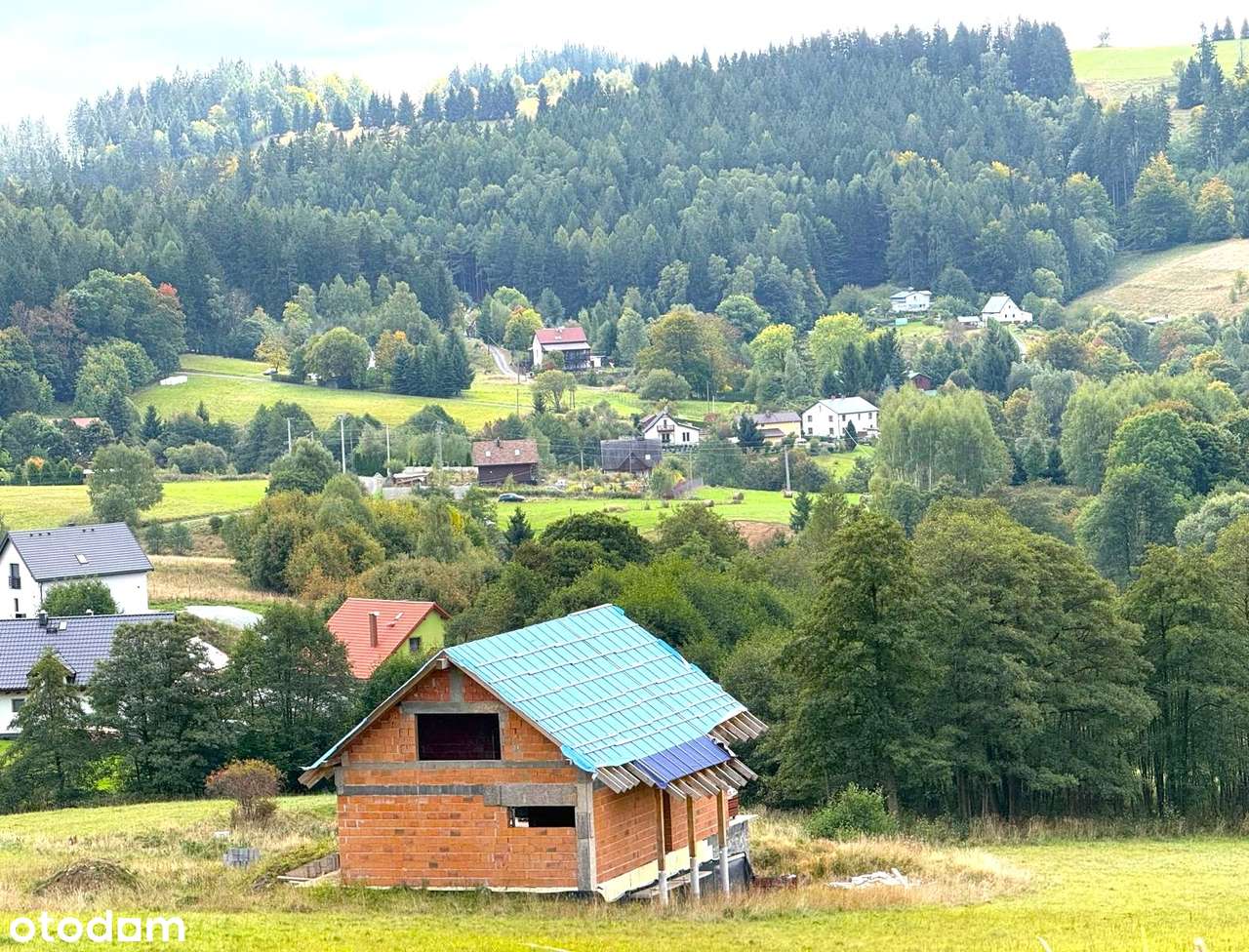 Dom w trakcie budowy/duża działka/Góry Sowie! - Pełny obrazek: 5/10