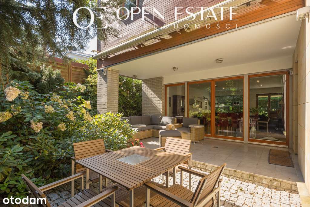 Ekskluzywny dom z dwoma tarasami otoczony zielenią - Pełny obrazek: 4/20