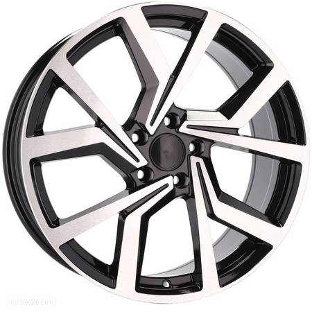 4x Felgi 14 5x100 VW Golf Polo SKODA Fabia m.in. do SEAT Ibiza - B1154 (BK5125) - 9