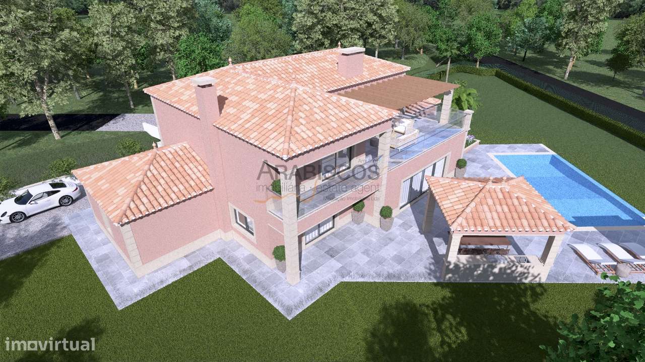 Moradia T4 Nova - Piscina - Ar Condicionado - Quartos com WC - Lareira - Grande imagem: 4/13