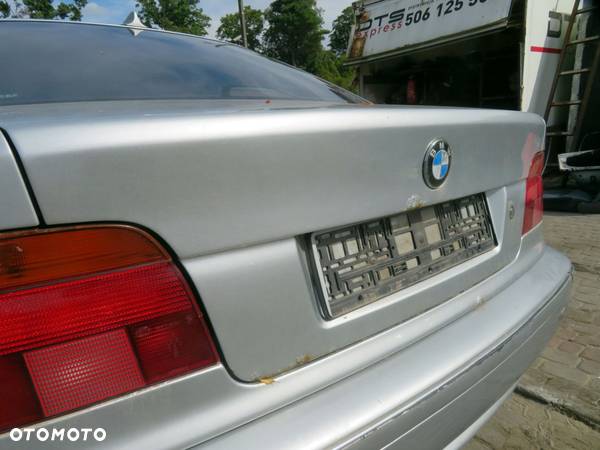 KLAPA BAGAŻNIKA TYLNA 5 E39 SEDAN 309  SREBRNY ARKTISSILBER BMW 1995-2000 - 6