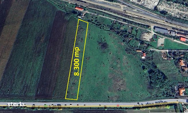 Teren 8.300mp Arabil Extravilan Simeria acces din D.N.-1