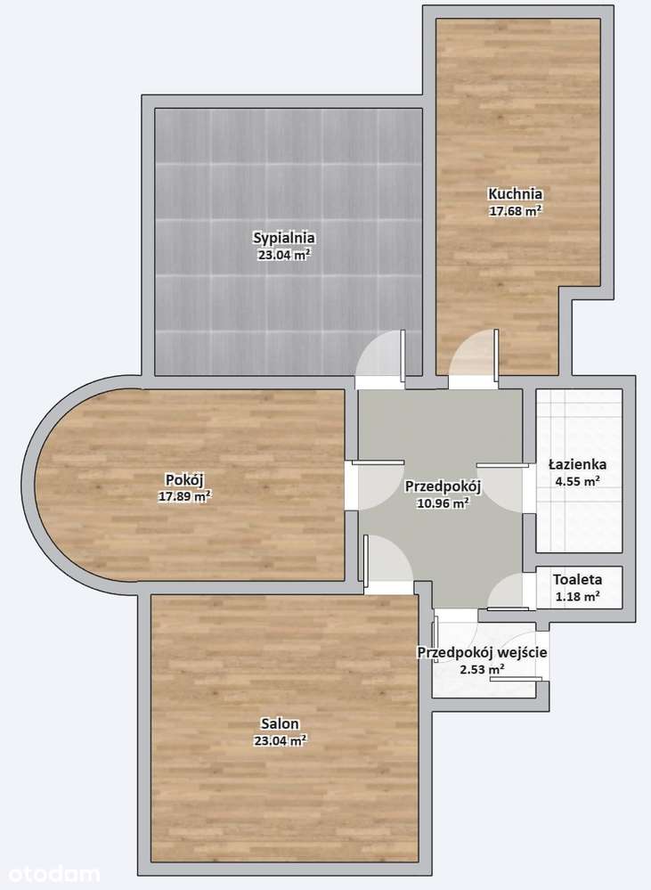 Wysoki parter 104m2 – mieszkanie z ogródkiem w centrum Nysy - Pełny obrazek: 2/12