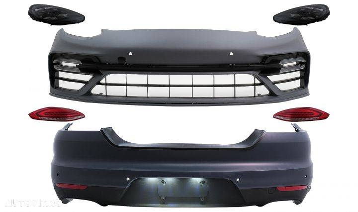 Pachet Exterior Complet compatibil cu Porsche Panamera I 970 Hatchback (2010-2013) Conversie la 971 - 1