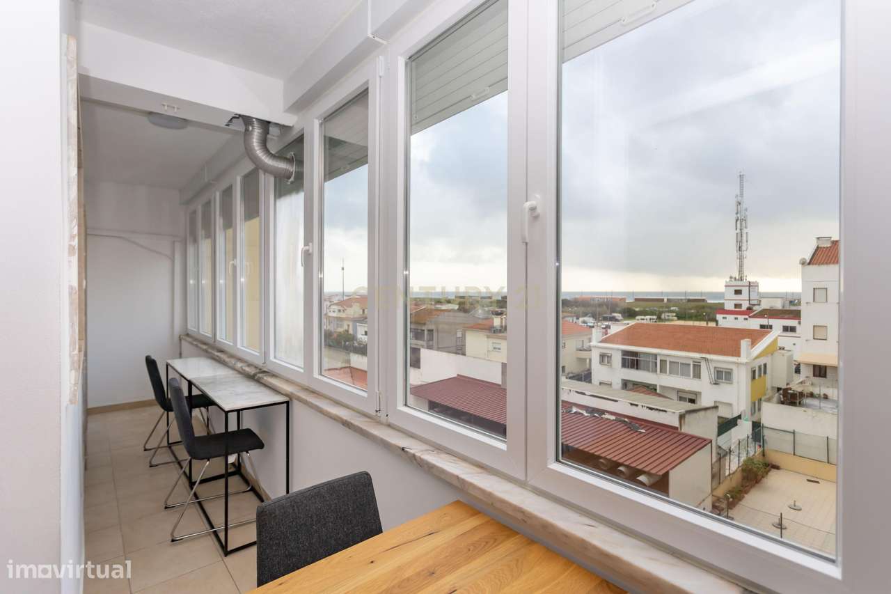 Apartamento T2 totalmente remodelado e vista mar na Costa de Caparica - Grande imagem: 5/26
