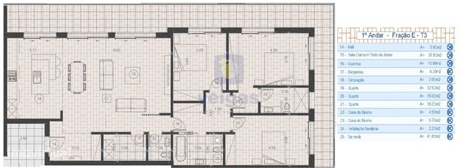 Apartamento T3 Novo em Leiria, Parceiros, com garagem dupla box fechad-31