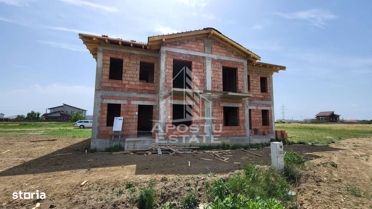 Jumatate de duplex la cheie,4 camere,constructie 2024 Mosnita Noua - Imagine principală: 3/18