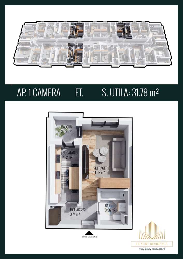 NOU!1 camere/Chiajna/Comison 0 - Imagine principală: 2/20