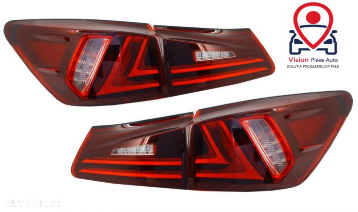Stopuri LED Light Bar Facelift New XE30 Design Rosu Clar Tuning Lexus - 2