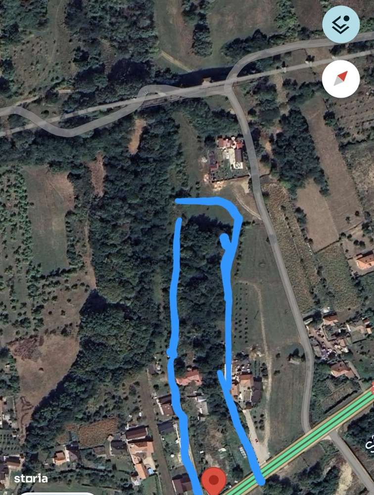 Teren intravilan 7.277 mp² com Golești sat Blidari jud Vâlcea - Imagine principală: 5/19