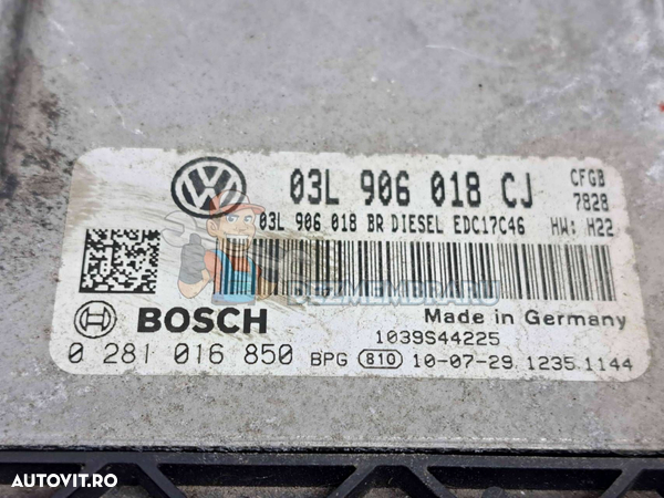 Calculator motor ECU Skoda Superb II Combi (3T5) [Fabr 2009-2015] 03L906018CJ - 2