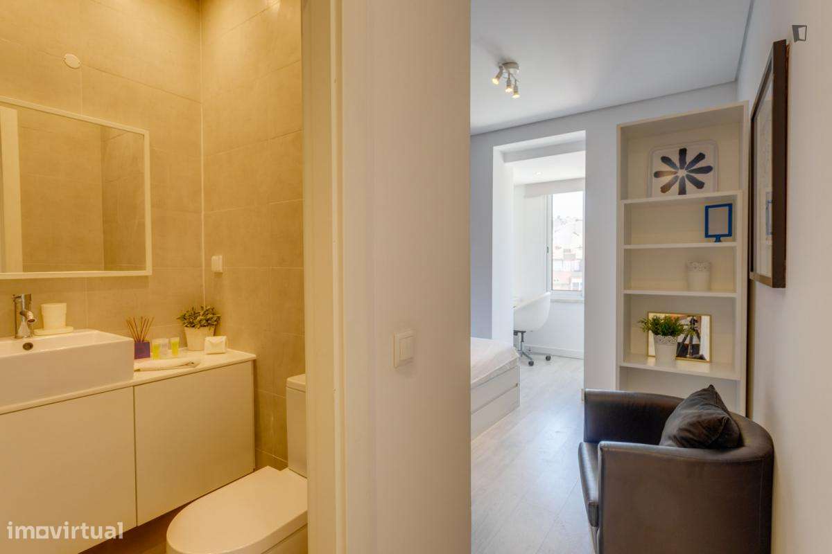 Quarto - localizado em Campolide Lisbon - Grande imagem: 5/19