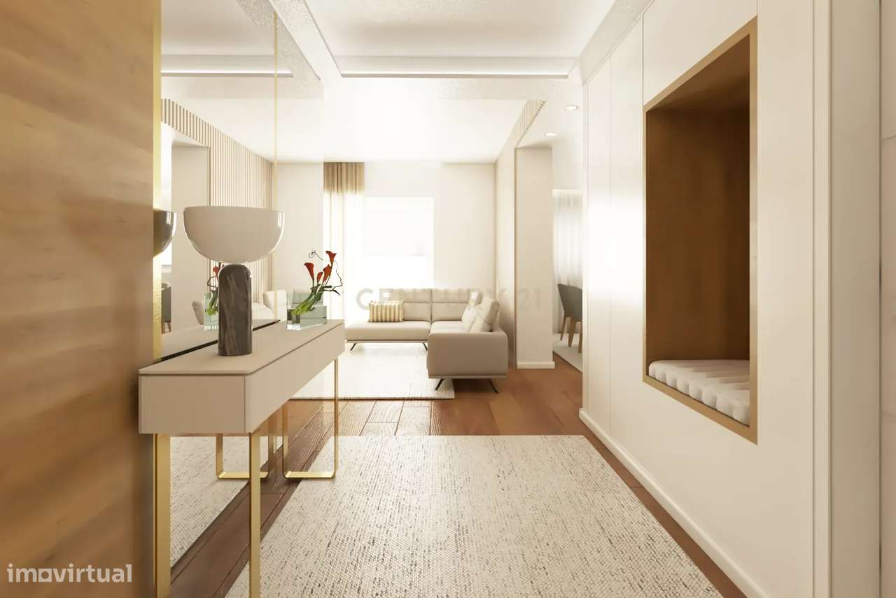 T3 Reabilitado no Icónico Prédio M Bica – Qualidade, Conforto e Funcio - Grande imagem: 4/46