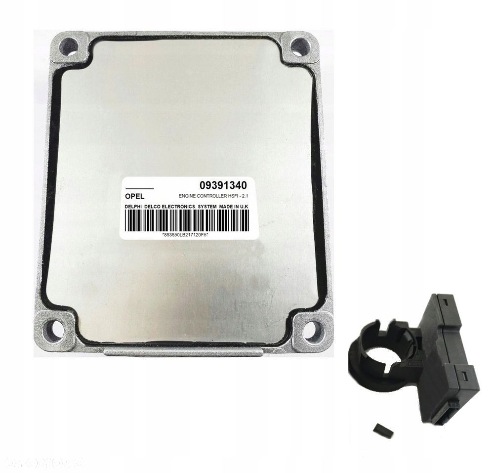 KOMPLET ECU OPEL ASTRA 1.6 HSFI2.1 09391340 - 1