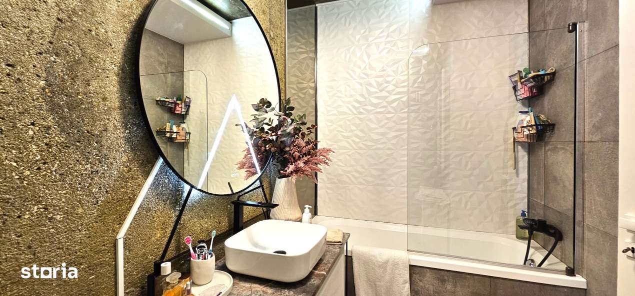 Apt LUX 2 camere, mobilat, utilat, loc de parcare INCLUS-15