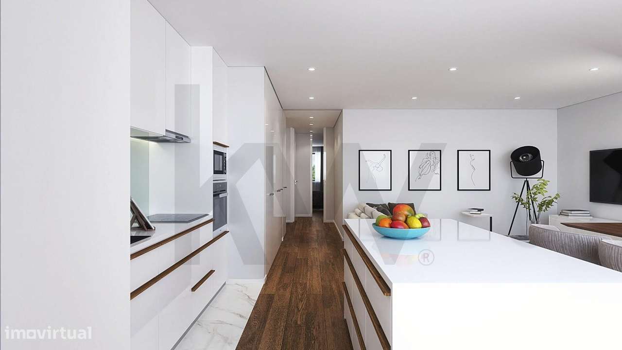 Apartamento T3, c/ varanda e garagem, no Centro Histórico de Leça d - Grande imagem: 4/21