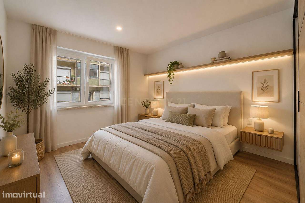 Apartamento T2 Fogueteiro com Logradouro-17
