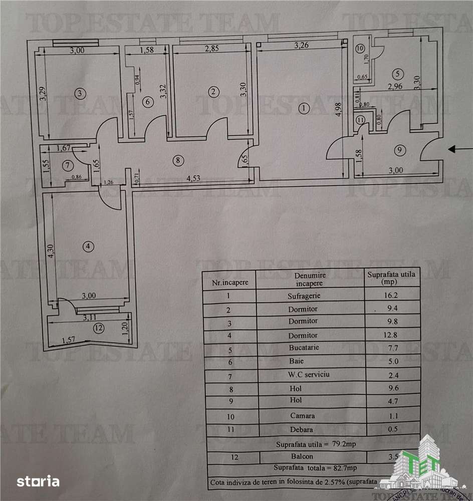 Apartament 4 camere - Hipodrom - Braila - vanzare-9