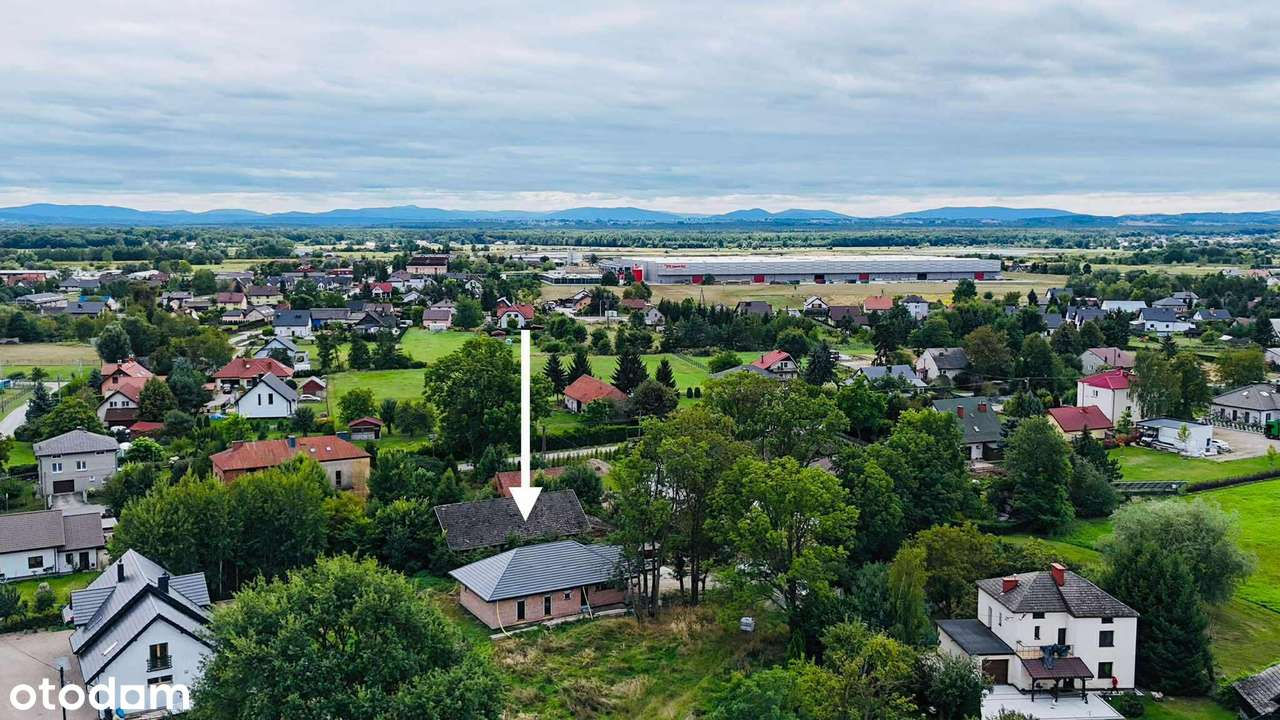 Nowoczesny dom parterowy Wola Batorska, gm. Niepołomice 820 m² działki-7