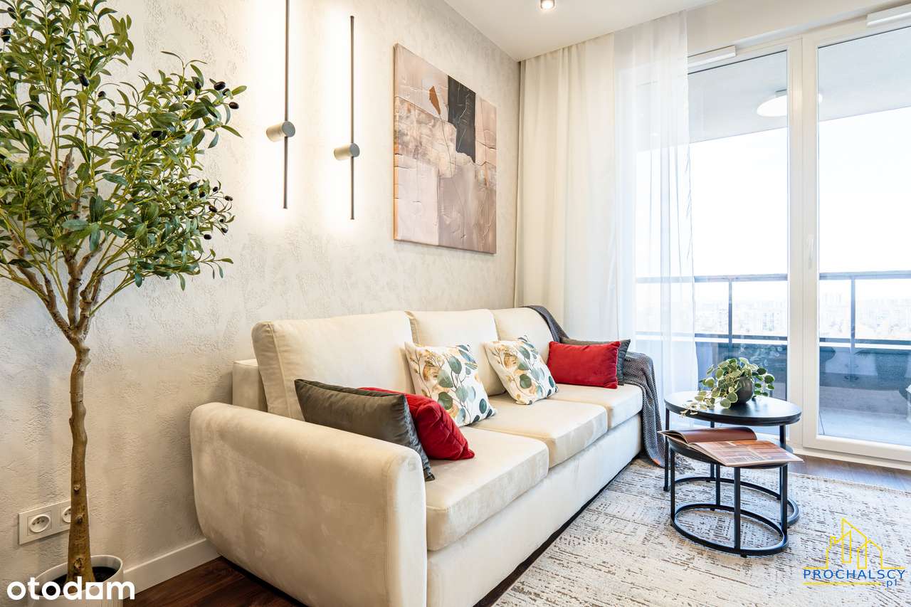 Nowoczesne 2-pok. umeblowane mieszkanie 14 piętro, piękny widok bezPCC-17