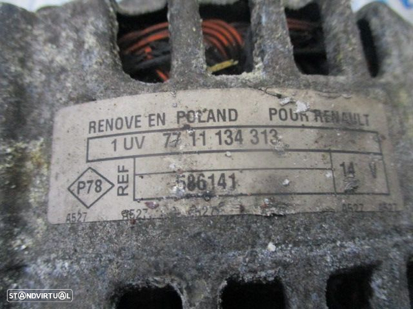 Alternador 7711134313 C542470R RENAULT MEGANE 2 2004 1.5DCI 100CV 3P PRETO VALEO - 6