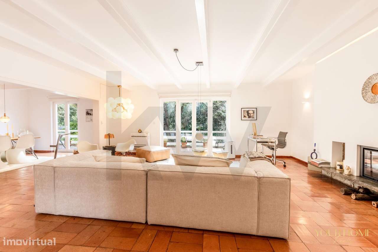 Cascais - Moradia t4 com jardim e envolvência verde a minutos a pé do - Grande imagem: 4/47