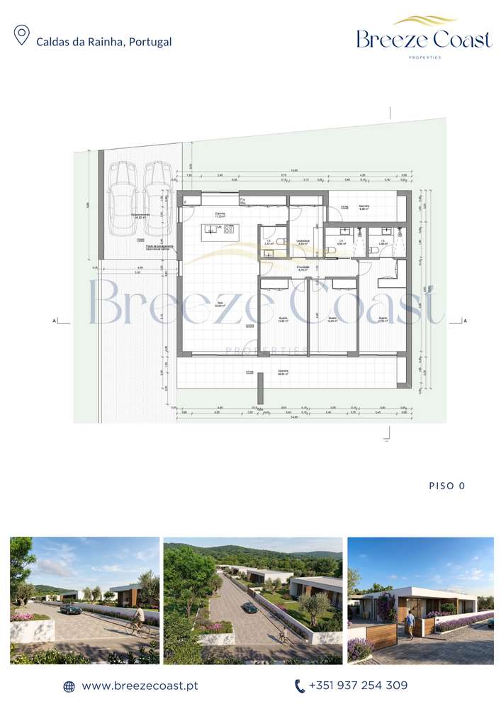 Moradia T3 Arquitetura Contemporânea na Costa de Prata-20