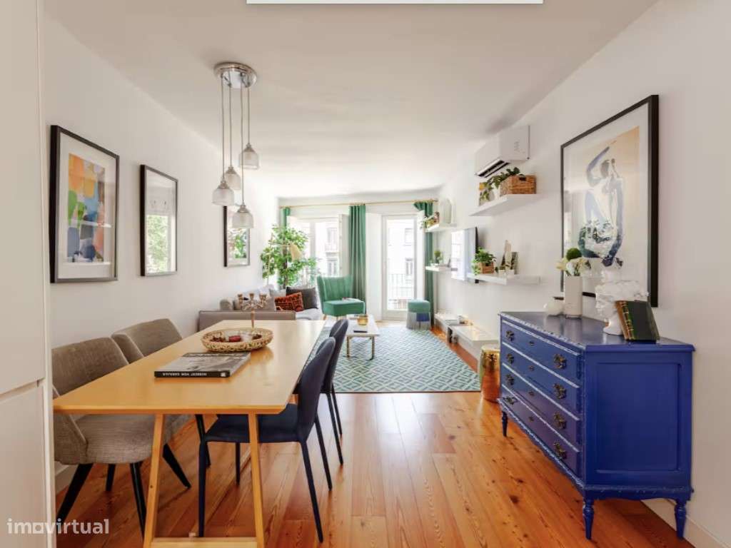 Apartamento T2 com Licença de Alojamento Local em Arroios - Grande imagem: 4/15