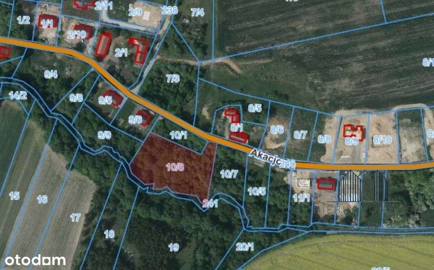 Działka, 4 100 m², Koźlice