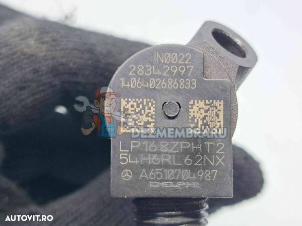 Injector Mercedes Clasa E (W212) [Fabr 2009-2016] A6510704987 28342997 2.2 CDI 651924 125KW 170CP - 2