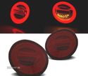 FAROLINS TRASEIROS PARA VOLKSWAGEN VW NEW BEETLE 98-05 HATCHBACK LED DINÁMICOS VERMELHO FUMADO - 1